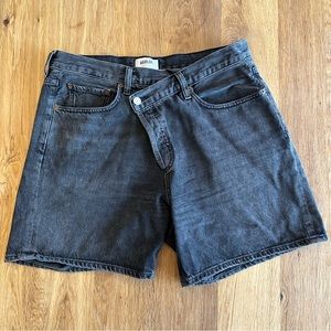 agolde denim shorts